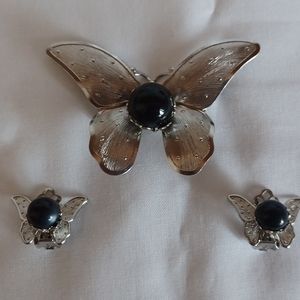 Brooch and Earring Set
